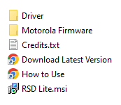 RSD Lite Tool Files